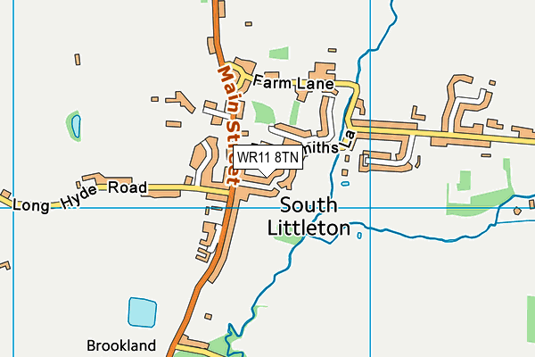 WR11 8TN map - OS VectorMap District (Ordnance Survey) WR11 8TN map - OS VectorMap District (Ordnance Survey)