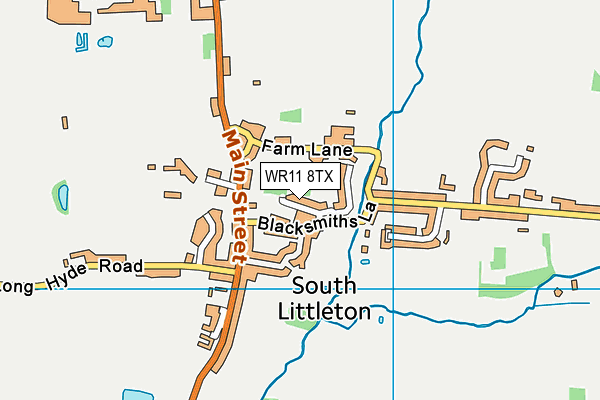 WR11 8TX map - OS VectorMap District (Ordnance Survey) WR11 8TX map - OS VectorMap District (Ordnance Survey)