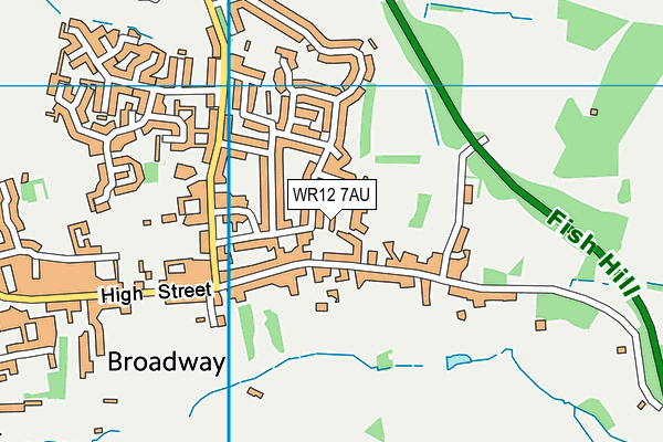 WR12 7AU map - OS VectorMap District (Ordnance Survey) WR12 7AU map - OS VectorMap District (Ordnance Survey)