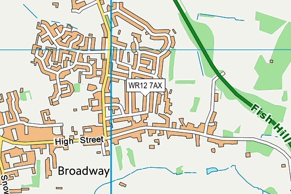 WR12 7AX map - OS VectorMap District (Ordnance Survey) WR12 7AX map - OS VectorMap District (Ordnance Survey)