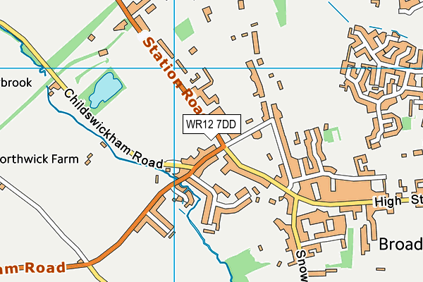 WR12 7DD map - OS VectorMap District (Ordnance Survey) WR12 7DD map - OS VectorMap District (Ordnance Survey)