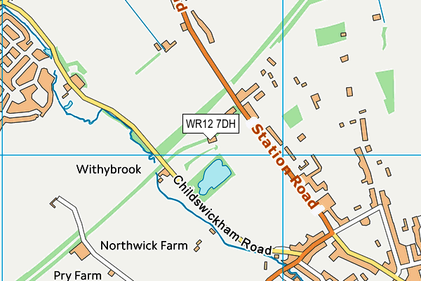 WR12 7DH map - OS VectorMap District (Ordnance Survey) WR12 7DH map - OS VectorMap District (Ordnance Survey)