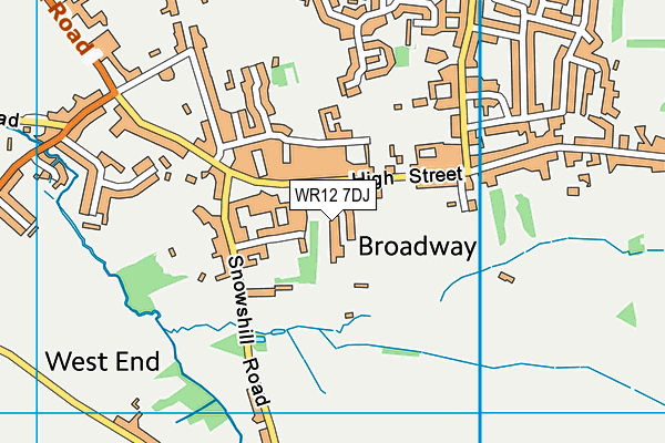 WR12 7DJ map - OS VectorMap District (Ordnance Survey) WR12 7DJ map - OS VectorMap District (Ordnance Survey)
