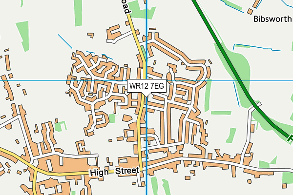 WR12 7EG map - OS VectorMap District (Ordnance Survey) WR12 7EG map - OS VectorMap District (Ordnance Survey)