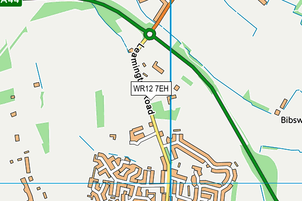 WR12 7EH map - OS VectorMap District (Ordnance Survey) WR12 7EH map - OS VectorMap District (Ordnance Survey)
