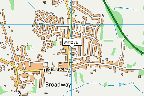 WR12 7ET map - OS VectorMap District (Ordnance Survey) WR12 7ET map - OS VectorMap District (Ordnance Survey)