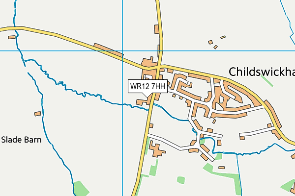 WR12 7HH map - OS VectorMap District (Ordnance Survey) WR12 7HH map - OS VectorMap District (Ordnance Survey)