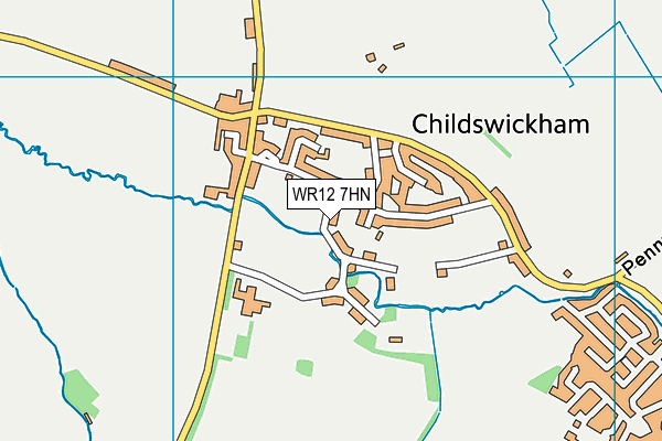 WR12 7HN map - OS VectorMap District (Ordnance Survey) WR12 7HN map - OS VectorMap District (Ordnance Survey)