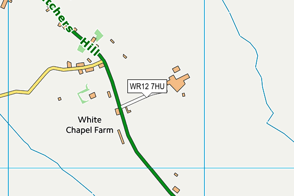 WR12 7HU map - OS VectorMap District (Ordnance Survey) WR12 7HU map - OS VectorMap District (Ordnance Survey)