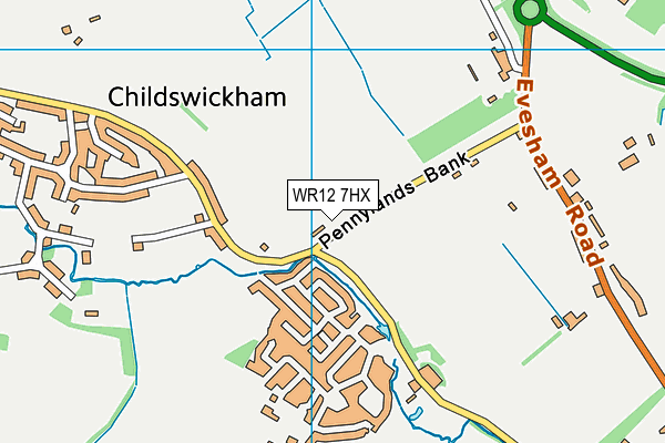 WR12 7HX map - OS VectorMap District (Ordnance Survey) WR12 7HX map - OS VectorMap District (Ordnance Survey)