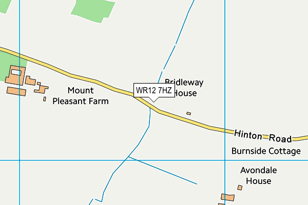 WR12 7HZ map - OS VectorMap District (Ordnance Survey) WR12 7HZ map - OS VectorMap District (Ordnance Survey)