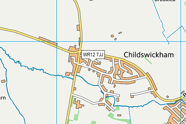 WR12 7JJ map - OS VectorMap District (Ordnance Survey) WR12 7JJ map - OS VectorMap District (Ordnance Survey)