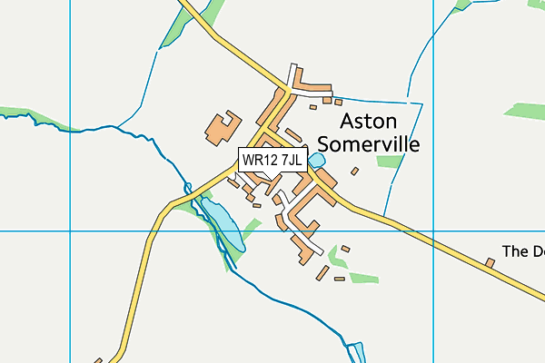 WR12 7JL map - OS VectorMap District (Ordnance Survey) WR12 7JL map - OS VectorMap District (Ordnance Survey)