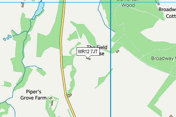 WR12 7JT map - OS VectorMap District (Ordnance Survey) WR12 7JT map - OS VectorMap District (Ordnance Survey)