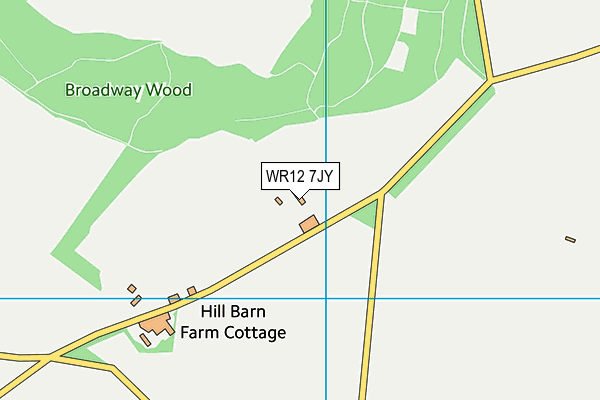WR12 7JY map - OS VectorMap District (Ordnance Survey) WR12 7JY map - OS VectorMap District (Ordnance Survey)