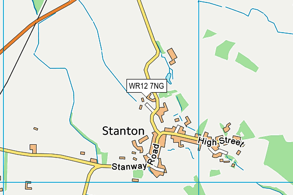 WR12 7NG map - OS VectorMap District (Ordnance Survey) WR12 7NG map - OS VectorMap District (Ordnance Survey)