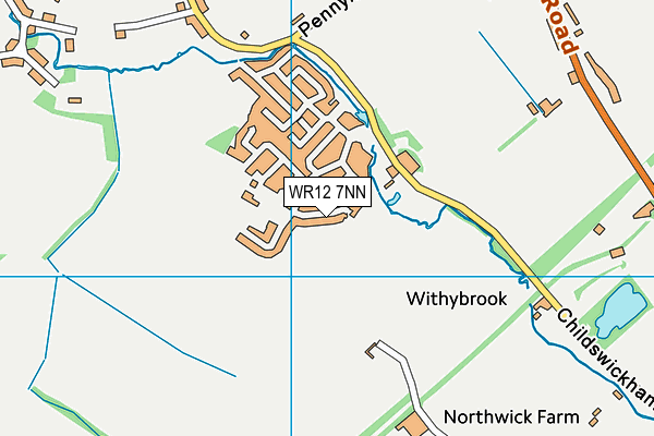 WR12 7NN map - OS VectorMap District (Ordnance Survey) WR12 7NN map - OS VectorMap District (Ordnance Survey)