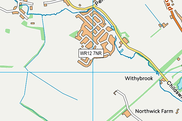 WR12 7NR map - OS VectorMap District (Ordnance Survey) WR12 7NR map - OS VectorMap District (Ordnance Survey)
