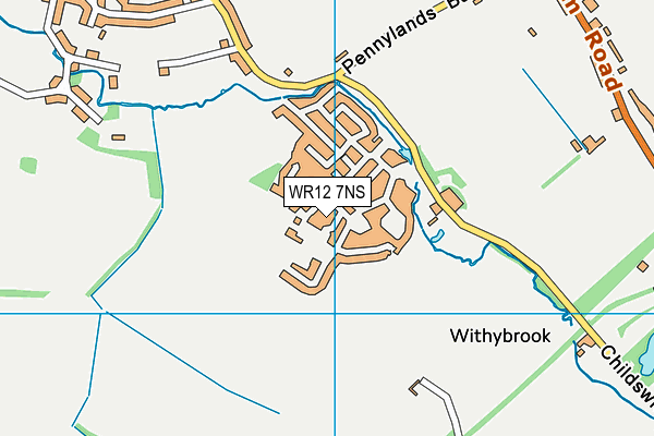 WR12 7NS map - OS VectorMap District (Ordnance Survey) WR12 7NS map - OS VectorMap District (Ordnance Survey)
