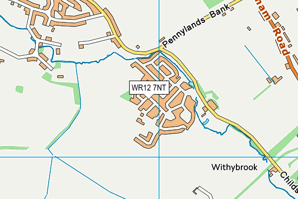WR12 7NT map - OS VectorMap District (Ordnance Survey) WR12 7NT map - OS VectorMap District (Ordnance Survey)