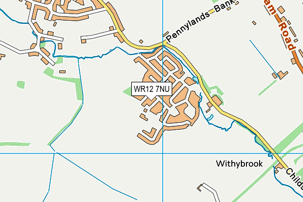WR12 7NU map - OS VectorMap District (Ordnance Survey) WR12 7NU map - OS VectorMap District (Ordnance Survey)