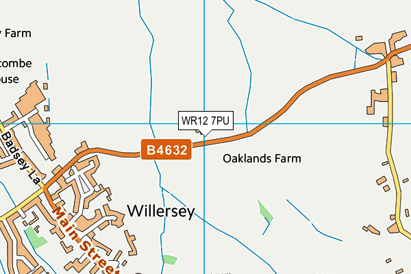 WR12 7PU map - OS VectorMap District (Ordnance Survey) WR12 7PU map - OS VectorMap District (Ordnance Survey)