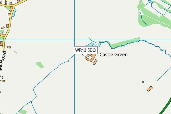 WR13 5DQ map - OS VectorMap District (Ordnance Survey) WR13 5DQ map - OS VectorMap District (Ordnance Survey)