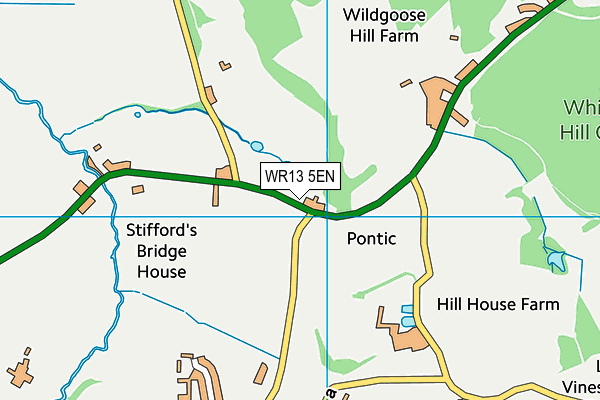 WR13 5EN map - OS VectorMap District (Ordnance Survey) WR13 5EN map - OS VectorMap District (Ordnance Survey)