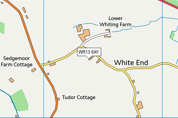 WR13 6AY map - OS VectorMap District (Ordnance Survey)