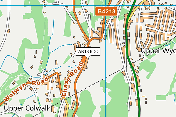 WR13 6DQ map - OS VectorMap District (Ordnance Survey) WR13 6DQ map - OS VectorMap District (Ordnance Survey)
