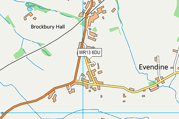 WR13 6DU map - OS VectorMap District (Ordnance Survey) WR13 6DU map - OS VectorMap District (Ordnance Survey)
