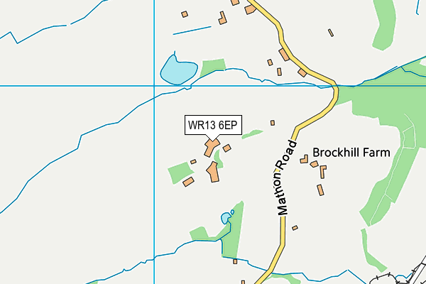 WR13 6EP map - OS VectorMap District (Ordnance Survey) WR13 6EP map - OS VectorMap District (Ordnance Survey)