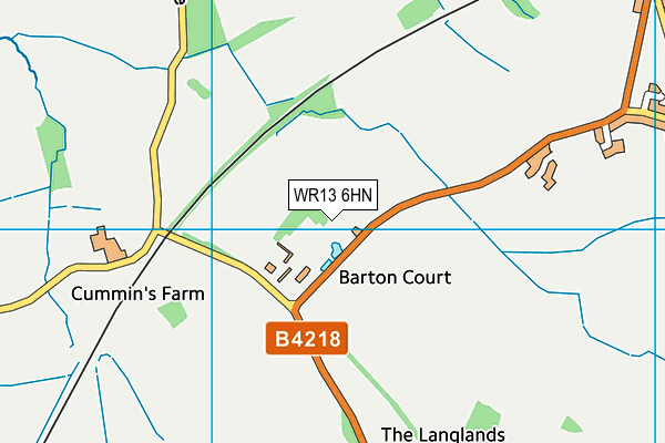 WR13 6HN map - OS VectorMap District (Ordnance Survey) WR13 6HN map - OS VectorMap District (Ordnance Survey)