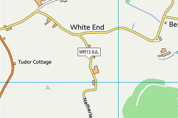 WR13 6JL map - OS VectorMap District (Ordnance Survey) WR13 6JL map - OS VectorMap District (Ordnance Survey)