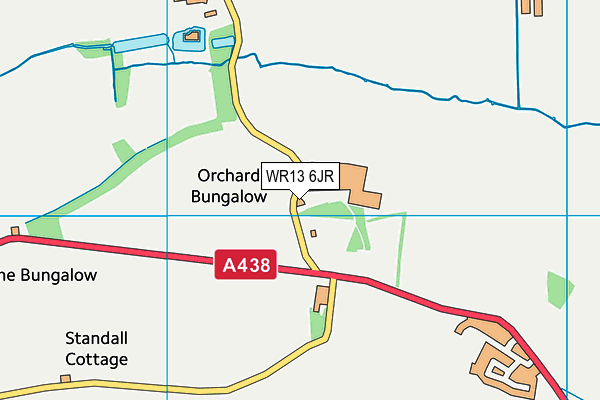 WR13 6JR map - OS VectorMap District (Ordnance Survey) WR13 6JR map - OS VectorMap District (Ordnance Survey)