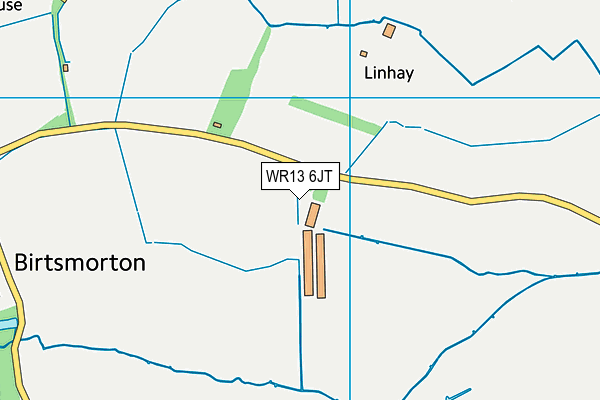 WR13 6JT map - OS VectorMap District (Ordnance Survey) WR13 6JT map - OS VectorMap District (Ordnance Survey)