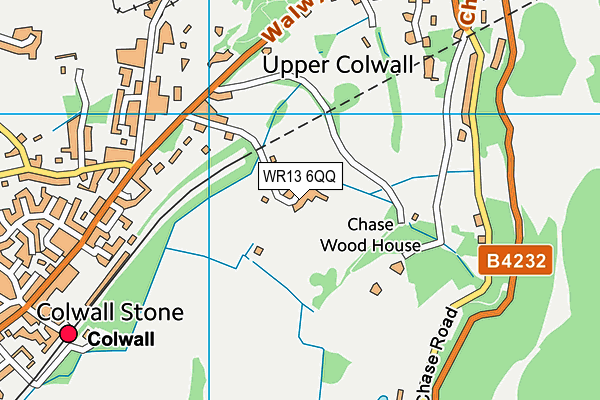 WR13 6QQ map - OS VectorMap District (Ordnance Survey) WR13 6QQ map - OS VectorMap District (Ordnance Survey)