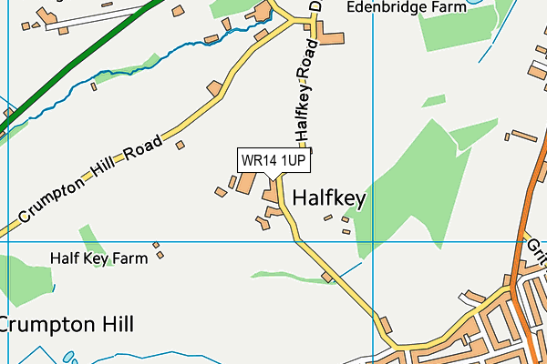 WR14 1UP map - OS VectorMap District (Ordnance Survey) WR14 1UP map - OS VectorMap District (Ordnance Survey)