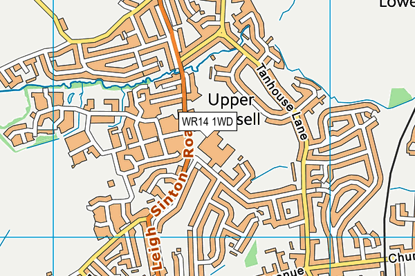 WR14 1WD map - OS VectorMap District (Ordnance Survey) WR14 1WD map - OS VectorMap District (Ordnance Survey)