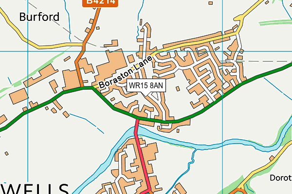 WR15 8AN map - OS VectorMap District (Ordnance Survey) WR15 8AN map - OS VectorMap District (Ordnance Survey)