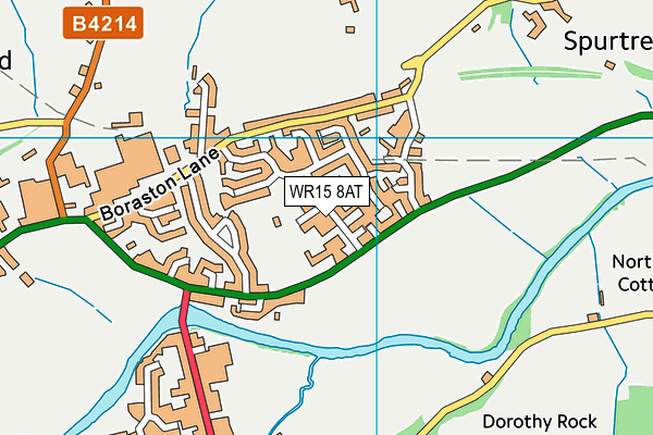 WR15 8AT map - OS VectorMap District (Ordnance Survey) WR15 8AT map - OS VectorMap District (Ordnance Survey)