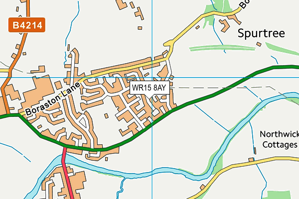 WR15 8AY map - OS VectorMap District (Ordnance Survey) WR15 8AY map - OS VectorMap District (Ordnance Survey)