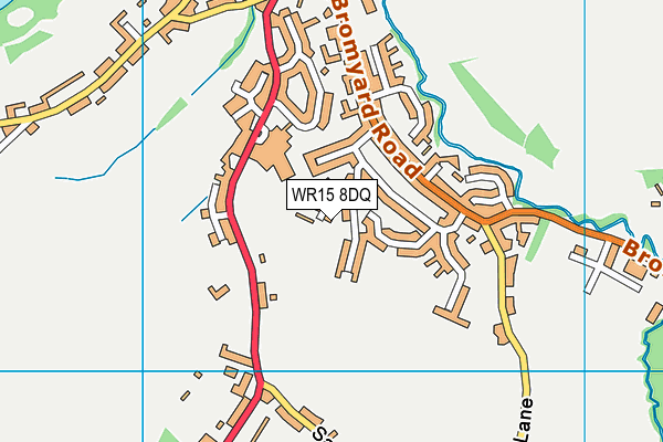 WR15 8DQ map - OS VectorMap District (Ordnance Survey) WR15 8DQ map - OS VectorMap District (Ordnance Survey)