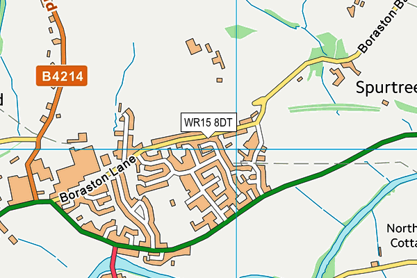 WR15 8DT map - OS VectorMap District (Ordnance Survey) WR15 8DT map - OS VectorMap District (Ordnance Survey)
