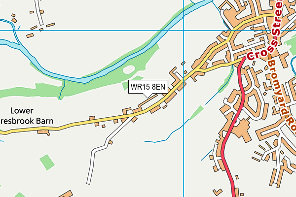 WR15 8EN map - OS VectorMap District (Ordnance Survey) WR15 8EN map - OS VectorMap District (Ordnance Survey)