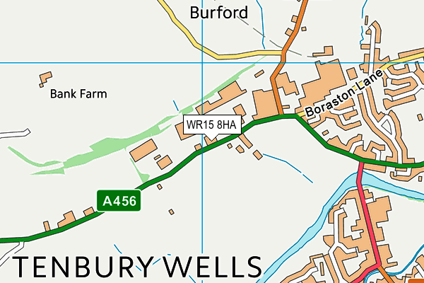 WR15 8HA map - OS VectorMap District (Ordnance Survey) WR15 8HA map - OS VectorMap District (Ordnance Survey)