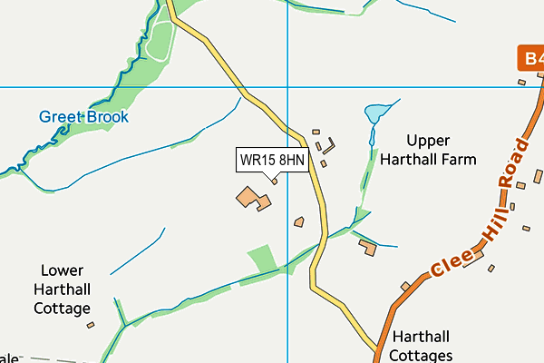 WR15 8HN map - OS VectorMap District (Ordnance Survey) WR15 8HN map - OS VectorMap District (Ordnance Survey)