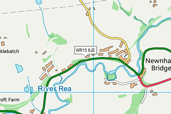 WR15 8JE map - OS VectorMap District (Ordnance Survey) WR15 8JE map - OS VectorMap District (Ordnance Survey)