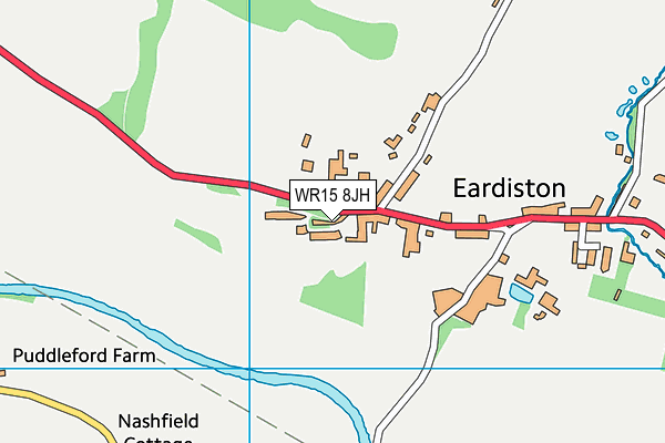 WR15 8JH map - OS VectorMap District (Ordnance Survey) WR15 8JH map - OS VectorMap District (Ordnance Survey)