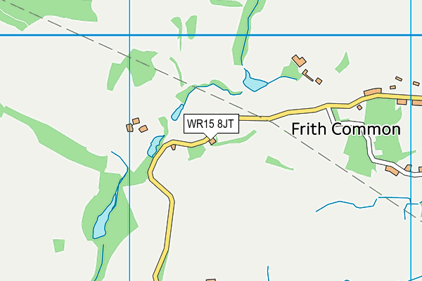 WR15 8JT map - OS VectorMap District (Ordnance Survey) WR15 8JT map - OS VectorMap District (Ordnance Survey)